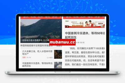 海洋CMS高仿网易新闻手机版模板_海洋CMS模板
